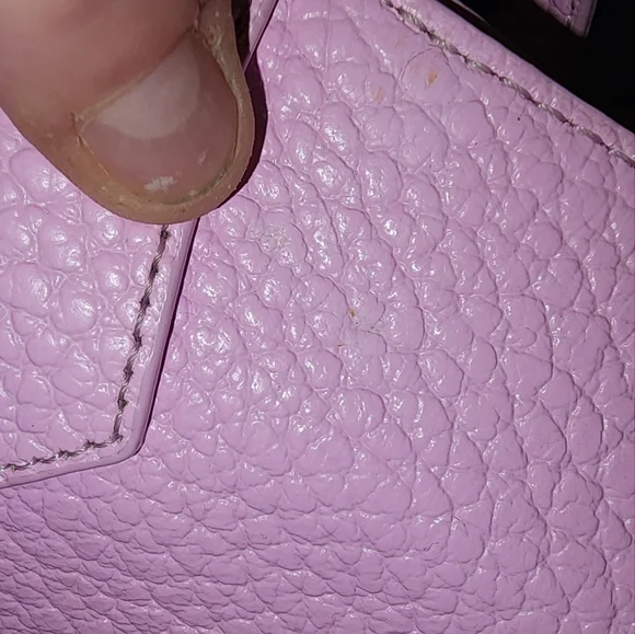 Excellent used condition samantha thavasa pink studded tote see pics for callout - Picture 11 of 12